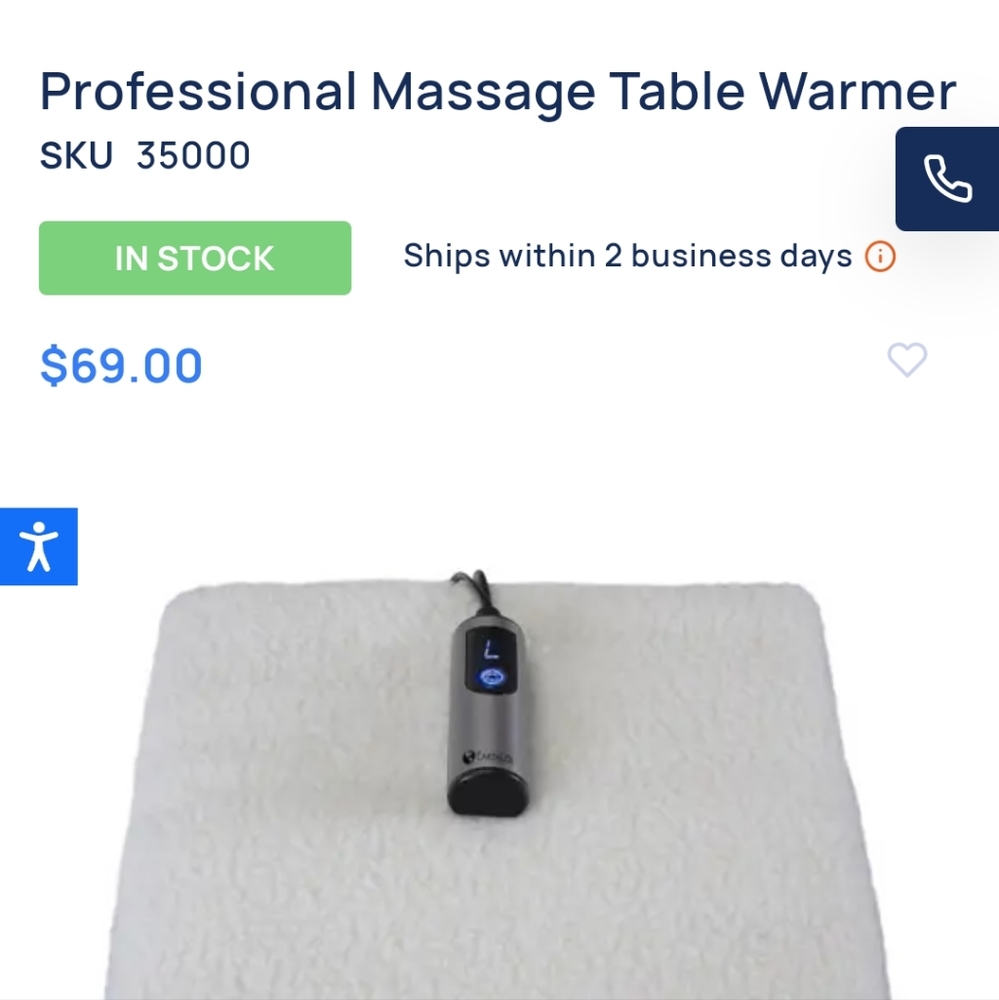 Professional Massage Table Warmer
